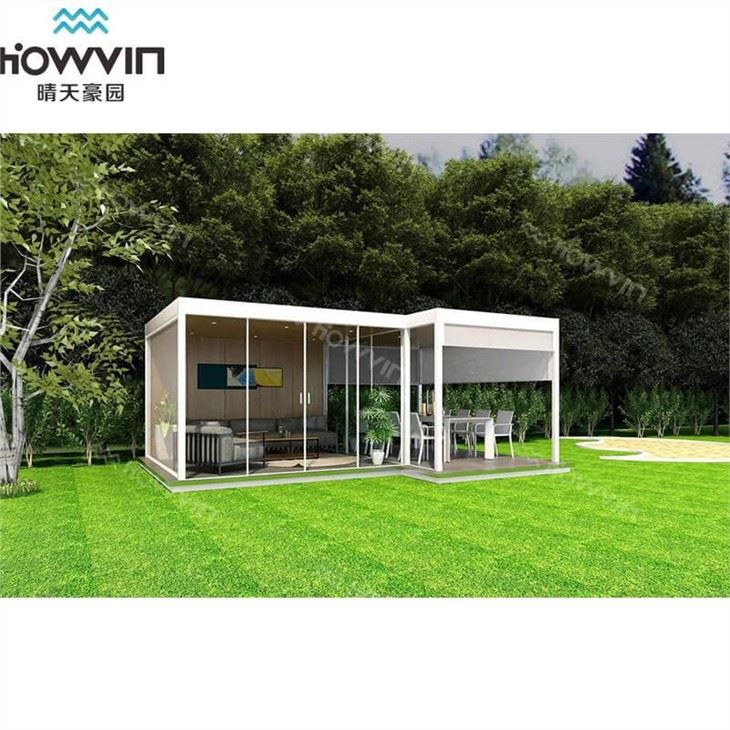 Outdoor Pergola With Kitchen