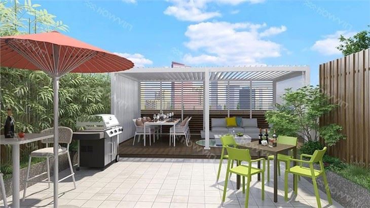 Pergola Outside House